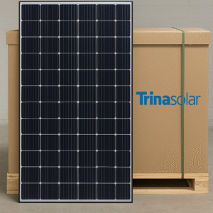 Trina Solar 435W Vertex-S+ Dual Glass Mono Solar Module - Black Frame/White Backsheet