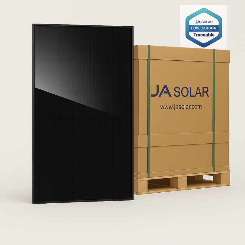 JA Solar | 495Wp | Bifaciaal N-Type | Dubbel glas LB met MC4
